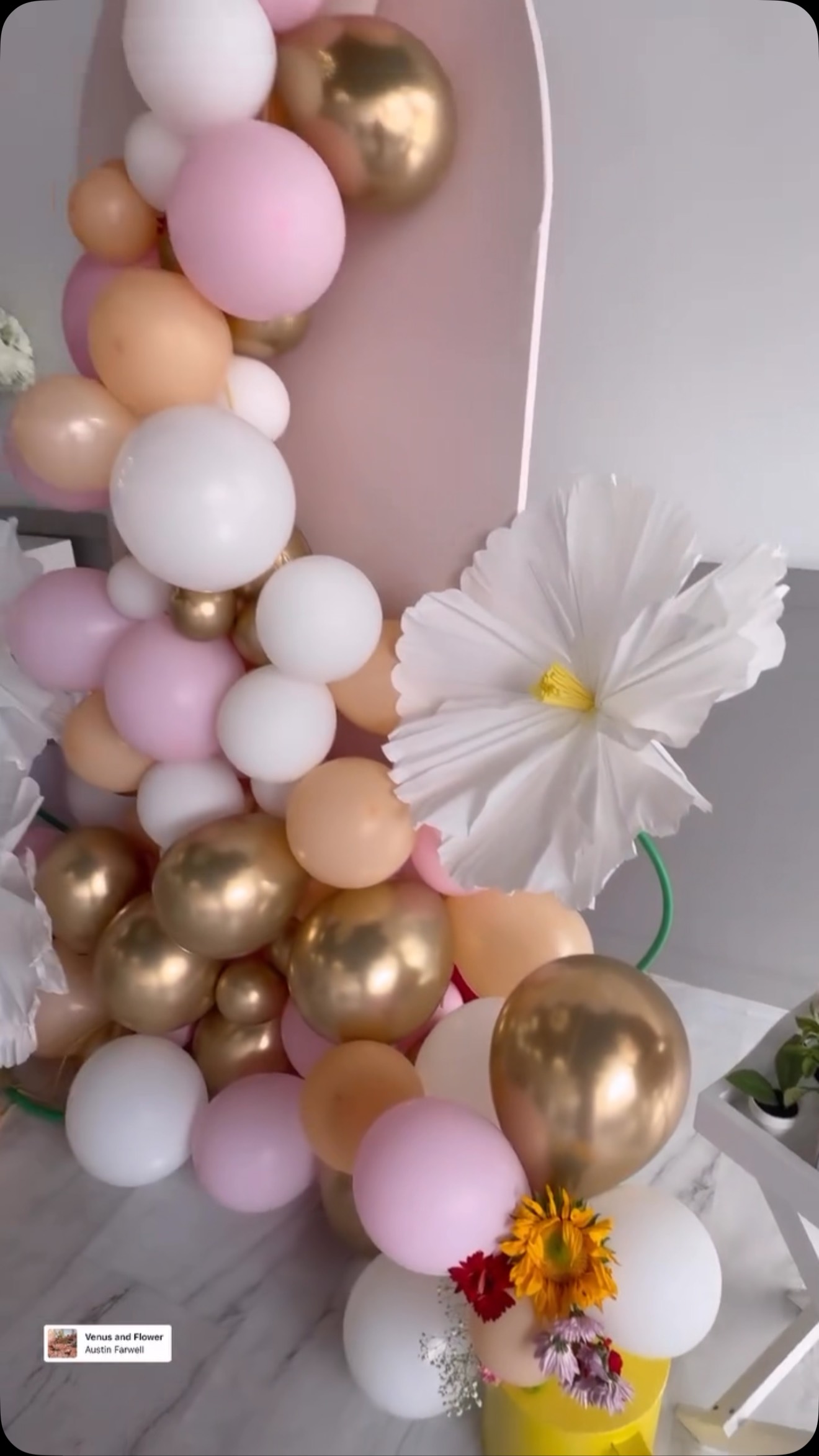 Fresh flower bar